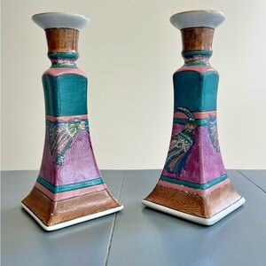 Colorful Ceramic Candle Holders